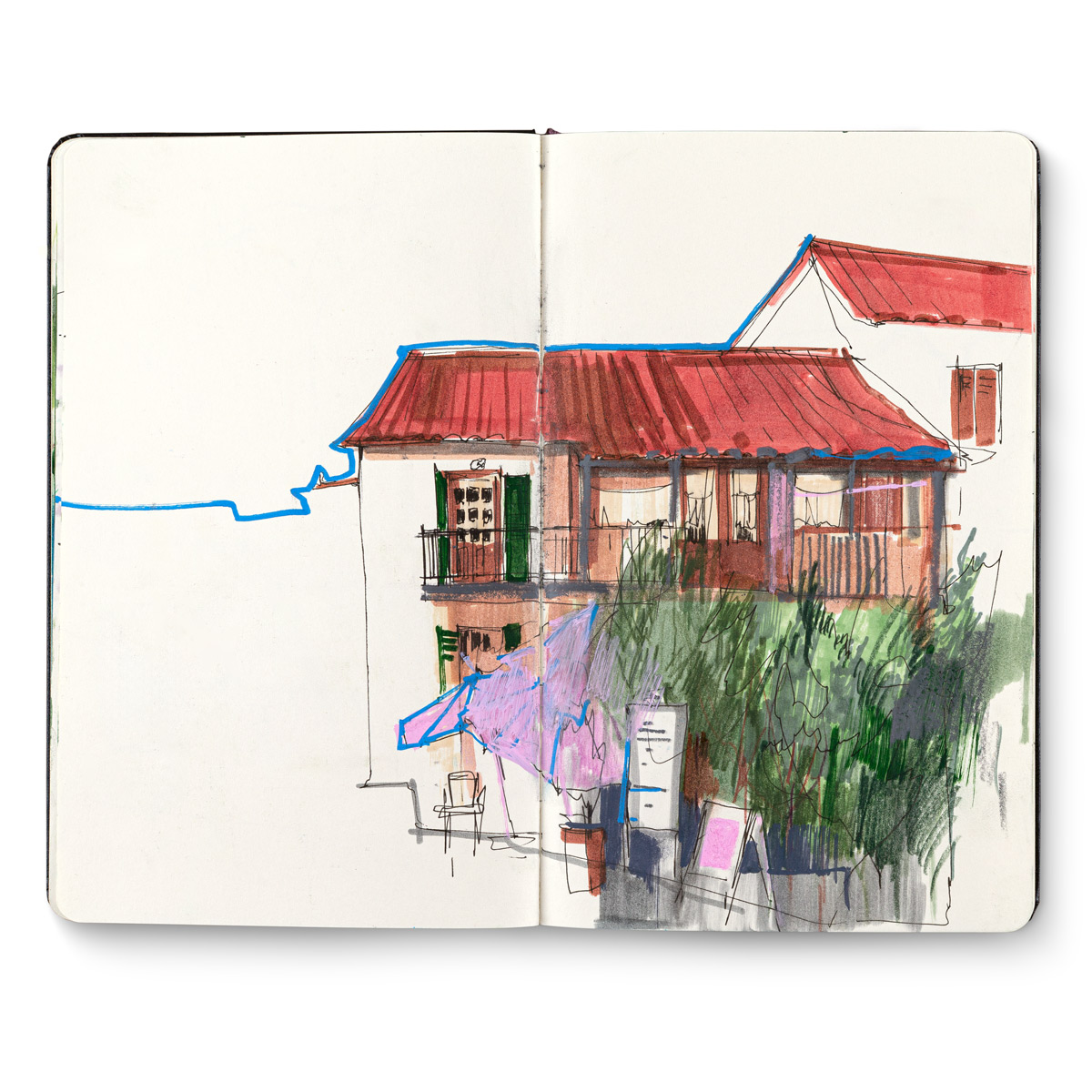 Искусство рисования набросков скетчинг - художник Милославская (Miloslavskaya)